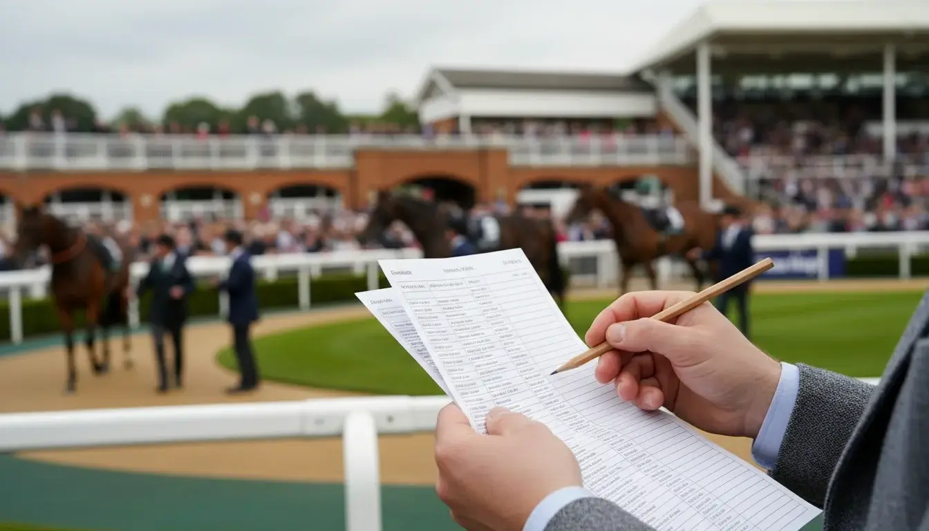 Racecard analyse voor paardenweddenschappen